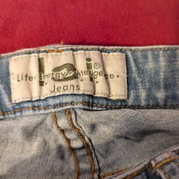 LEI boot cut denim jeans flowers on the side - Picture 4 of 7